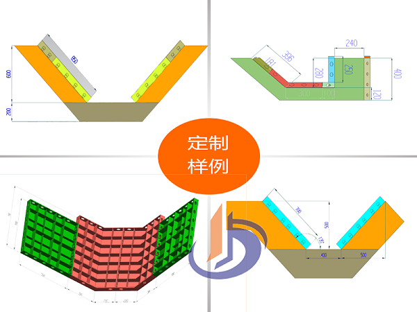 梯形水沟模板、塑钢模具